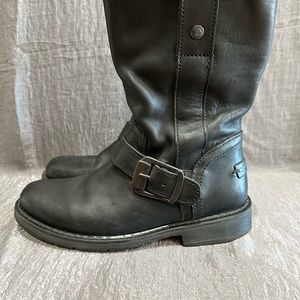 Womens Harley Davidson Black Leather Boots Darcie D85416 Size 7.5 EUC!